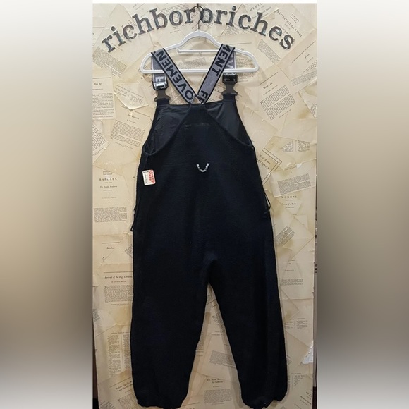 Free People Movement Hit The Slopes Salopette Fleece Fuzzy Adjustable Straps Bib - Picture 6 of 6